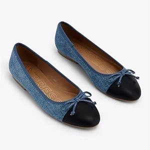 Express - Denim Ballet Flats